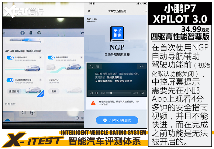 小鹏P7 X-iTEST智能驾驶辅助测试
