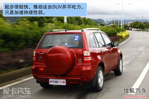 试驾新款永源A380 1.8L