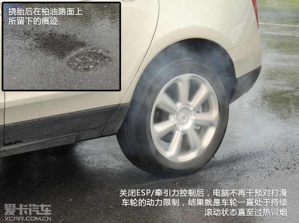 凯迪拉克SRX四驱测试