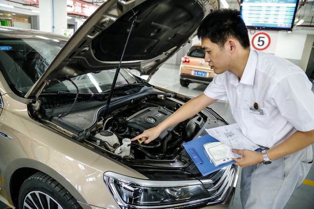 編輯體驗大眾4s店售後服務:保養前的檢查非常細緻-愛卡汽車