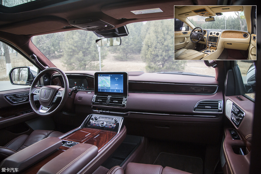 比豪车更"豪车" 实拍林肯领航员总统版:内饰:美式豪华的代表之作-爱卡