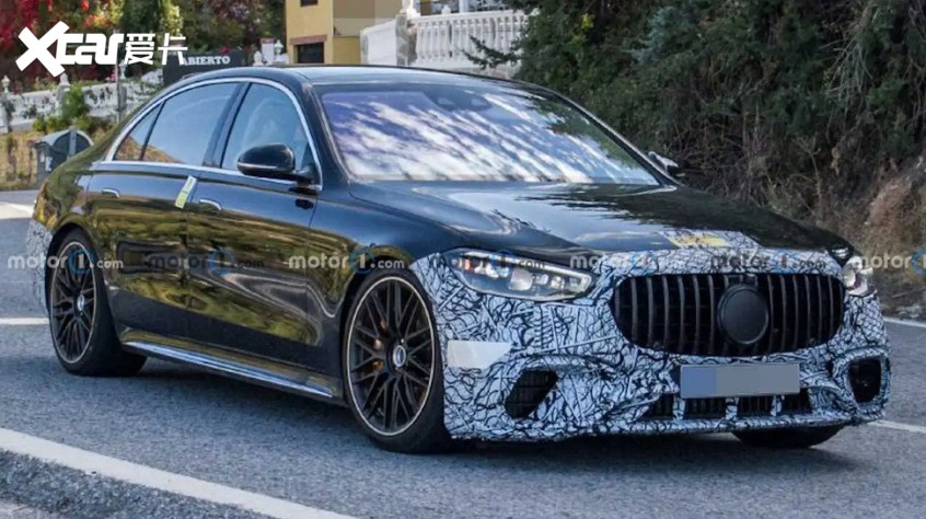2022款奔驰AMG S63e路试谍照