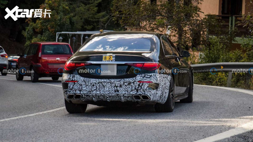 2022款奔驰AMG S63e路试谍照