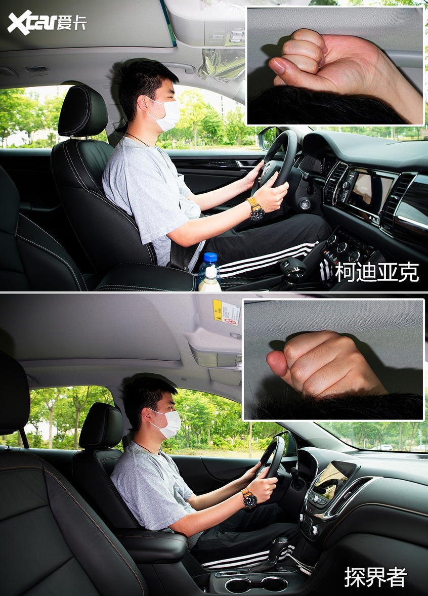 柯迪亚克对比探界者