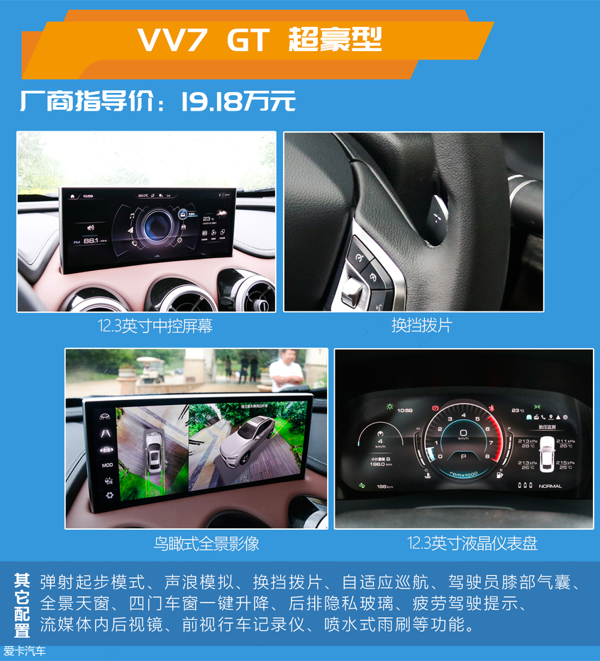 VV7/VV7 GT购车手册：VV7 GT配置差异分析