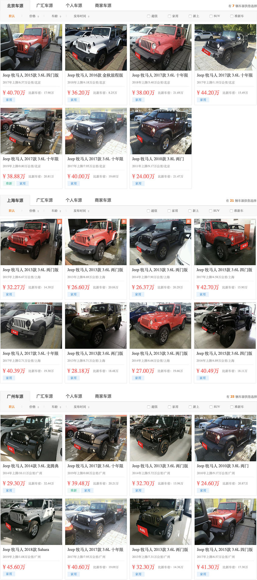经典大排量车型