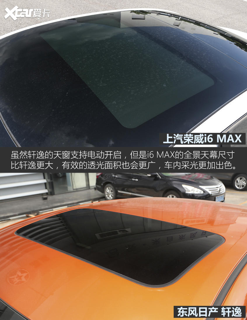 荣威i6 MAX对比日产轩逸