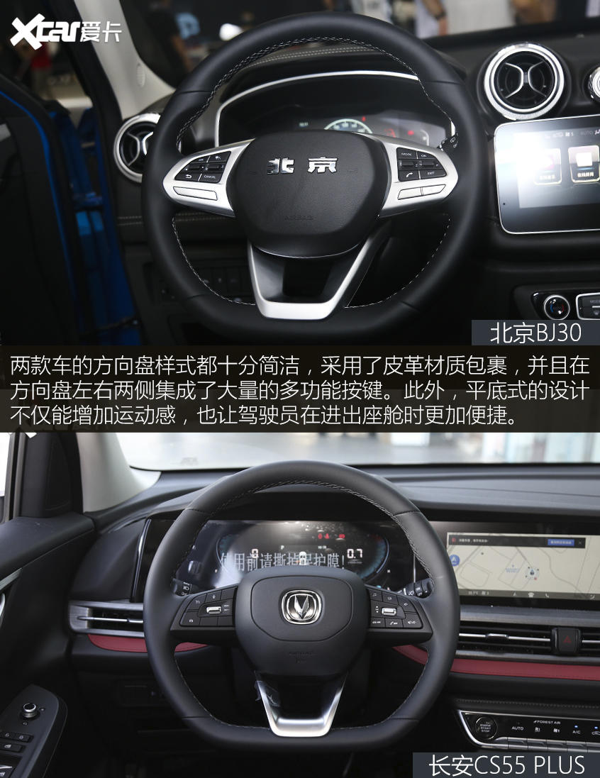 北京BJ30对比长安CS55 PLUS蓝鲸版