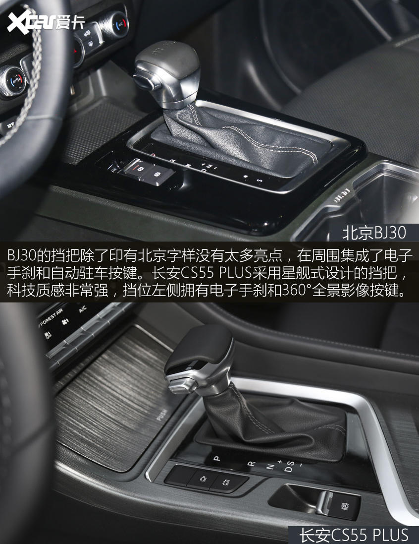 北京BJ30对比长安CS55 PLUS蓝鲸版