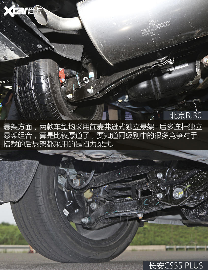 北京BJ30对比长安CS55 PLUS蓝鲸版