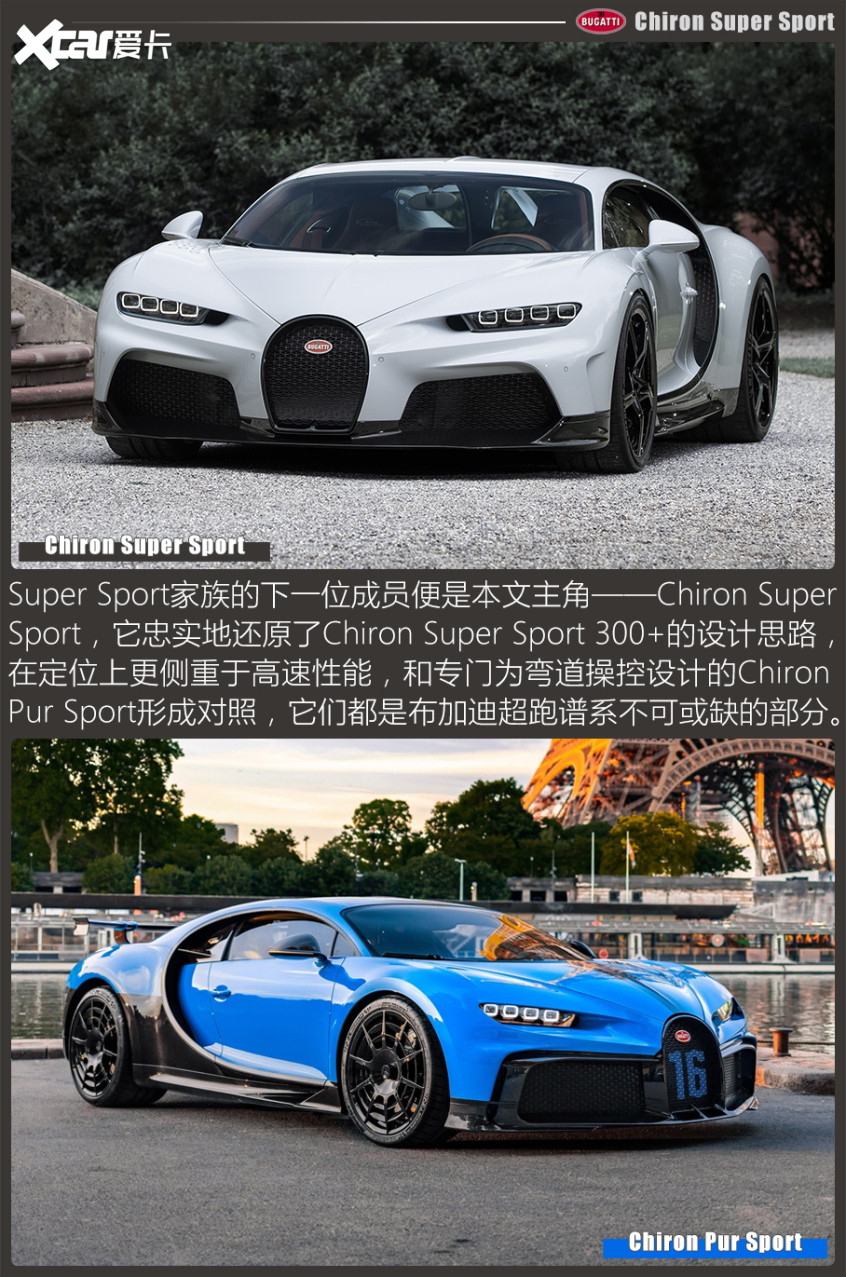 Chiron Super Sport官图解析