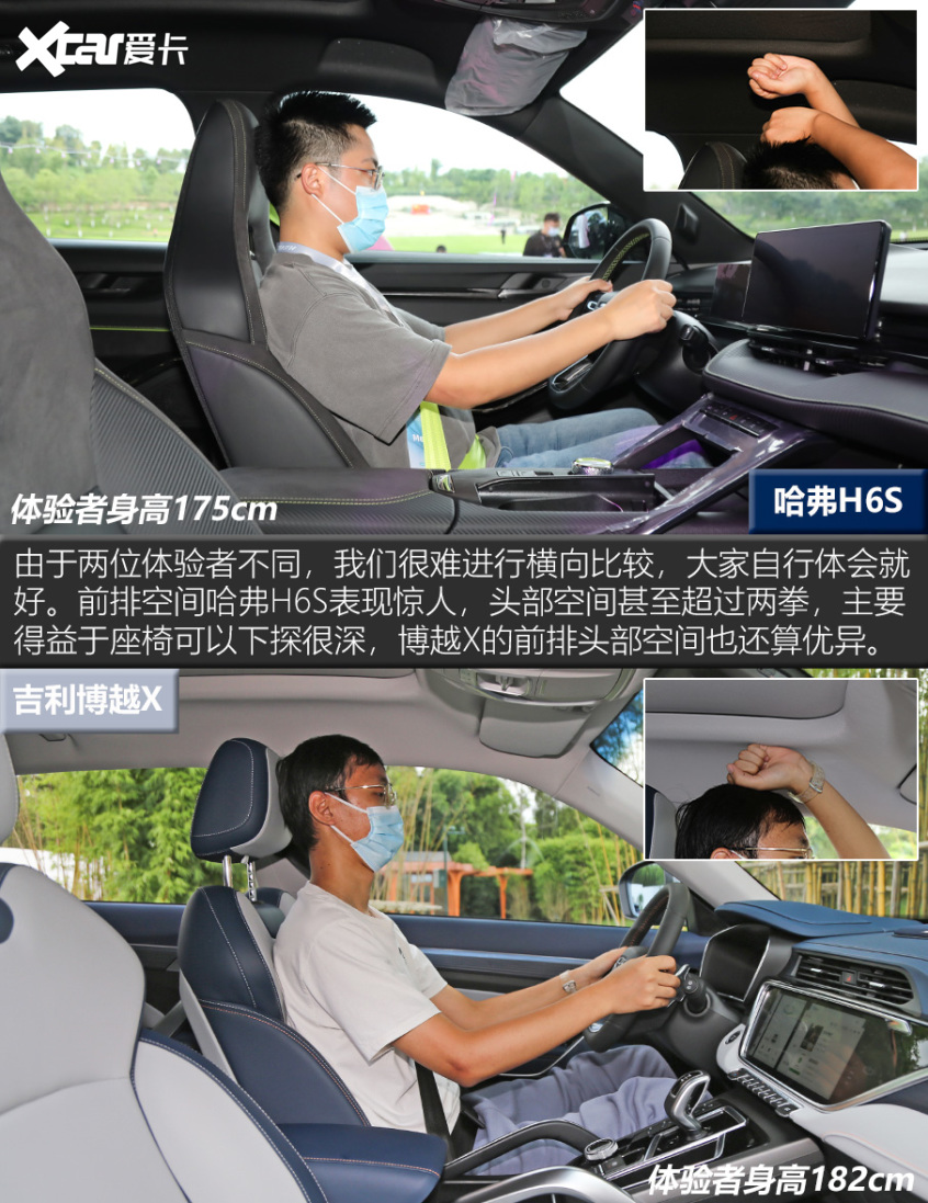 哈弗H6S对比吉利博越X