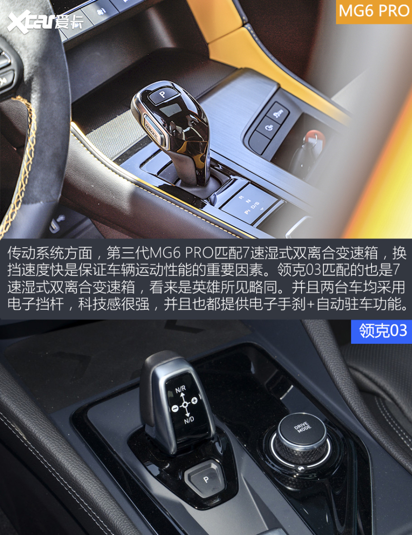 MG6PRO对比领克03