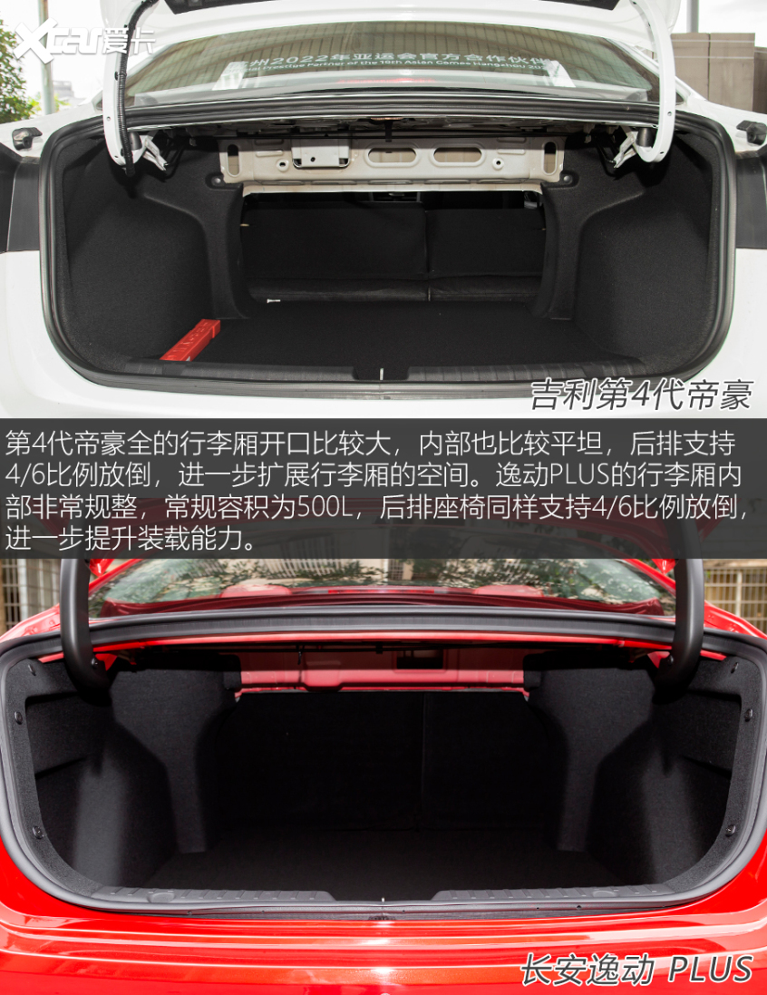 第4代帝豪对比逸动PLUS