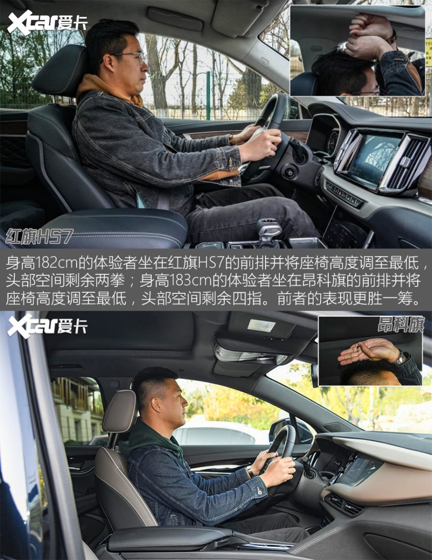 红旗HS7对比昂科旗