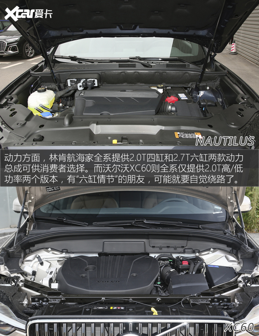 林肯航海家对比XC60