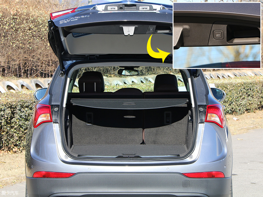 常规状态下,昂科威的行李厢容积为422l.