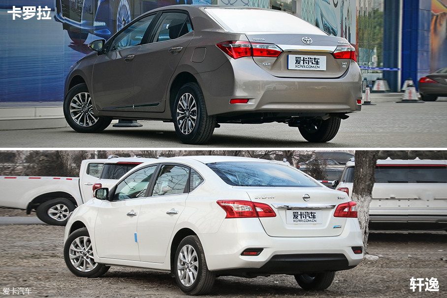 > 丰田卡罗拉vs日产轩逸