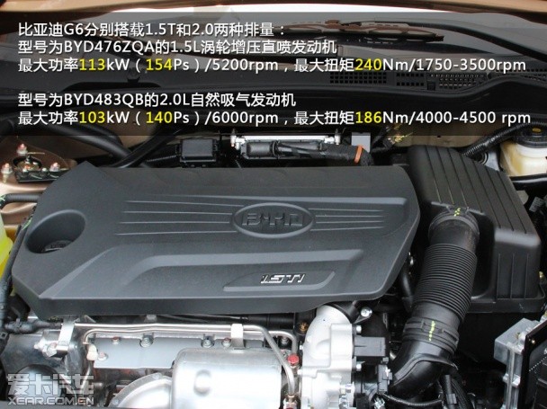 实拍;2013款比亚迪G6;配置