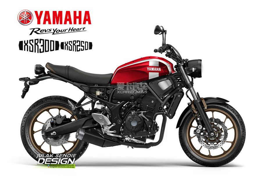 雅马哈XSR300:雅马哈XSR300上市;YAMAHA XSR300;