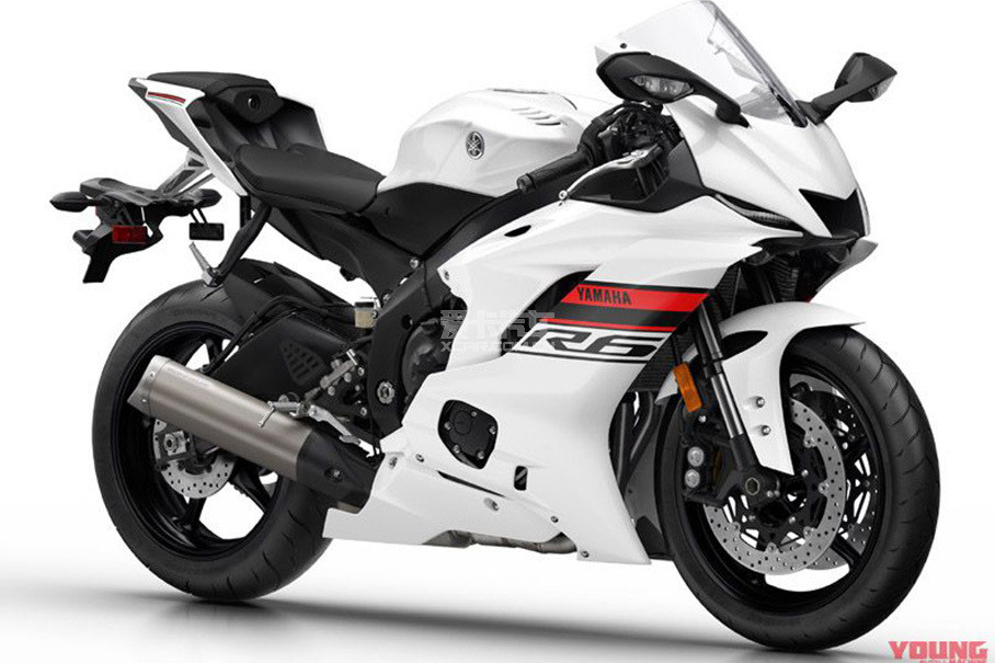 intensity white(白色)限量塗裝版的2019款美規雅馬哈yzf-r6.