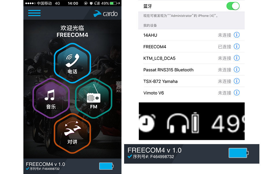 FREECOM 4 DUO Bluetooth