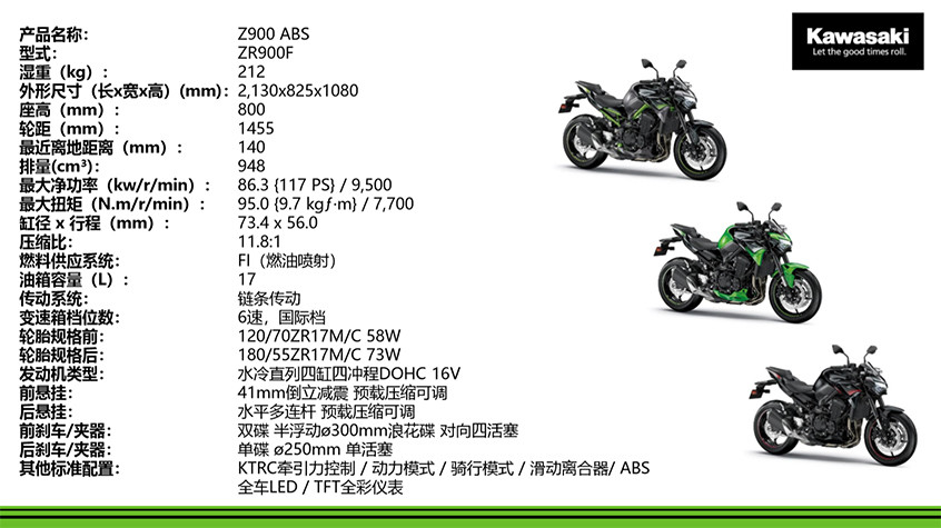 2020川崎z900正式上市