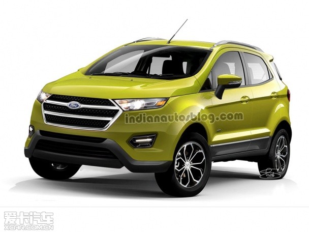 福特小型suv——ecosport(即國內的翼搏(參數|詢價))的改款車型效果圖