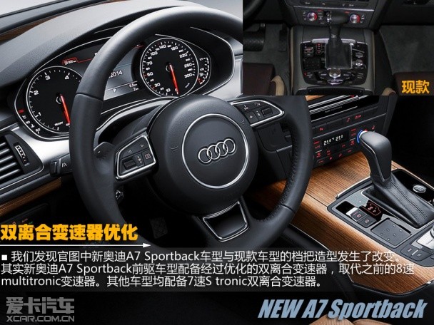 动力性能更优秀 抢先图解奥迪新款a7/s7