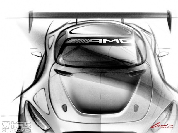 奔驰AMG GT3设计图 将取代SLS AMG GT3