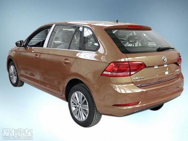 桑塔纳两厢版实车谍照