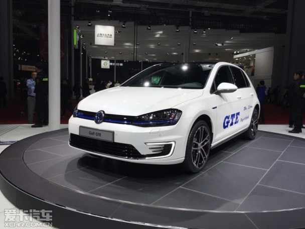 大众高尔夫GTE上海车展发布 搭混动系统