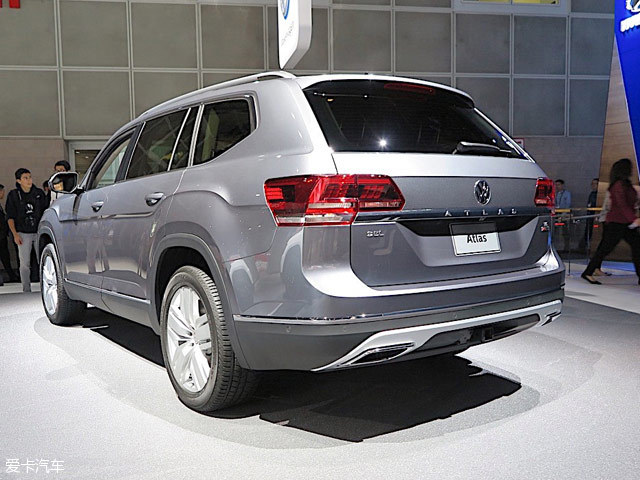大众atlas洛杉矶车展首发比途锐还大个