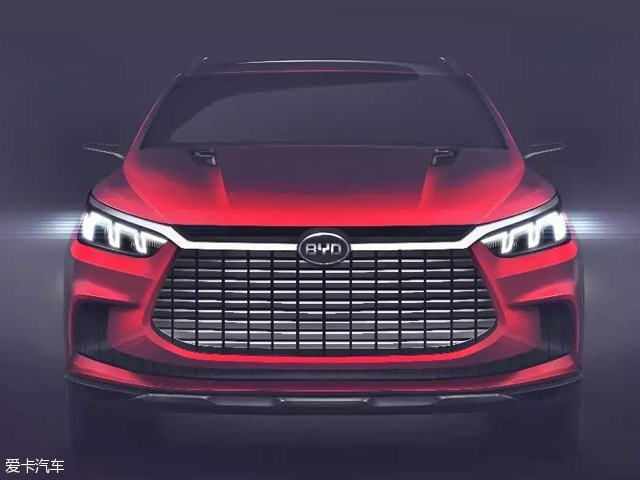 比亚迪王朝概念车官图曝光 将17日首秀