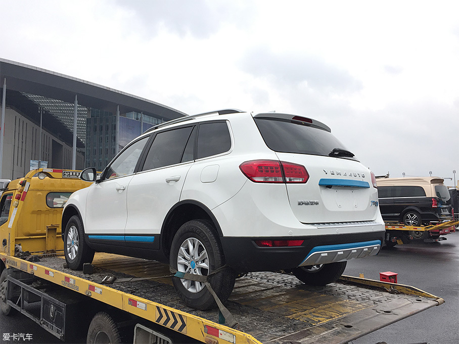 2017上海车展探馆 野马t70 ev展前实拍-爱卡汽车