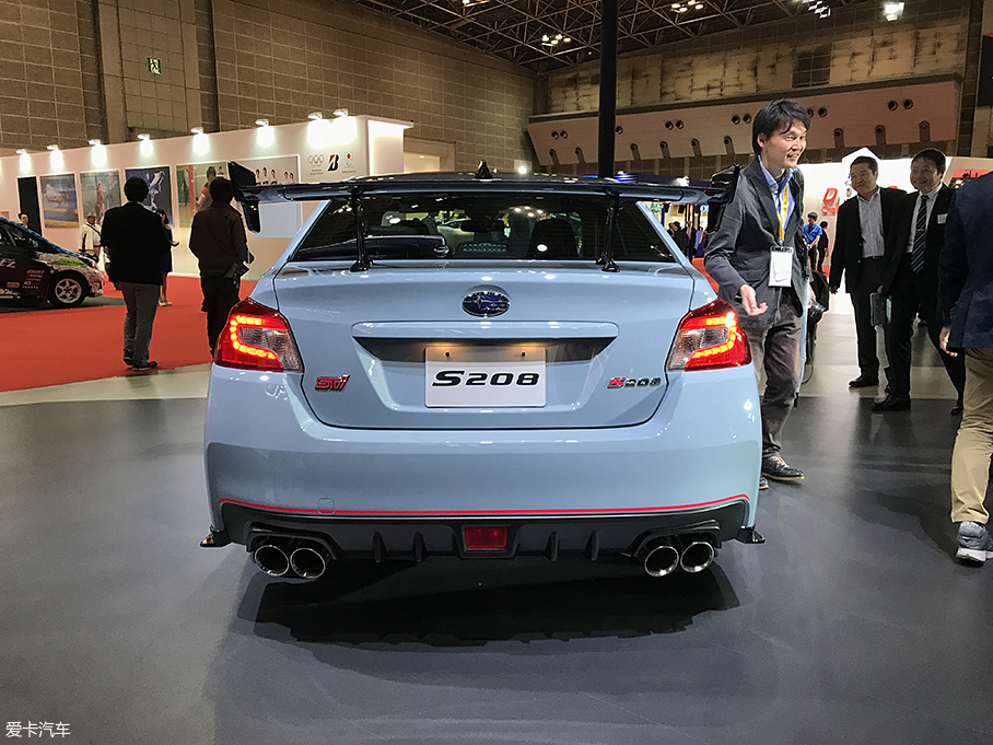 東京車展 斯巴魯wrx sti s208正式亮相-愛卡汽車