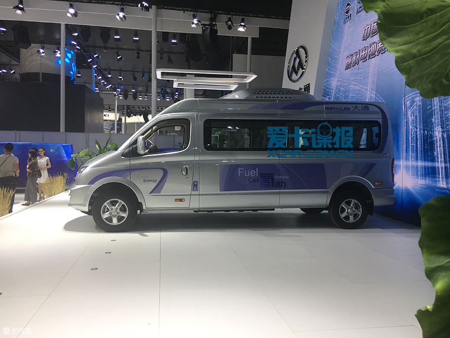 2017广州车展探馆大通v80氢燃料电池版