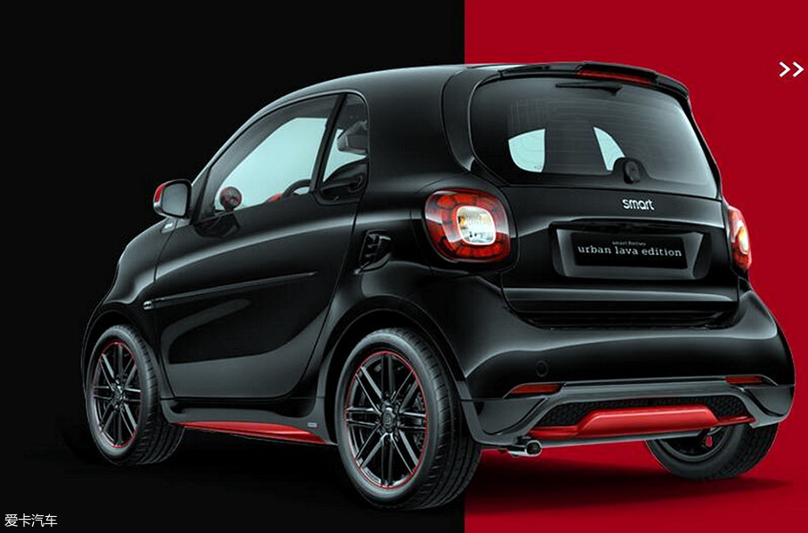 新车基于smart fortwo硬顶版打造;smart fortwo黑耀炎特别版正式上市