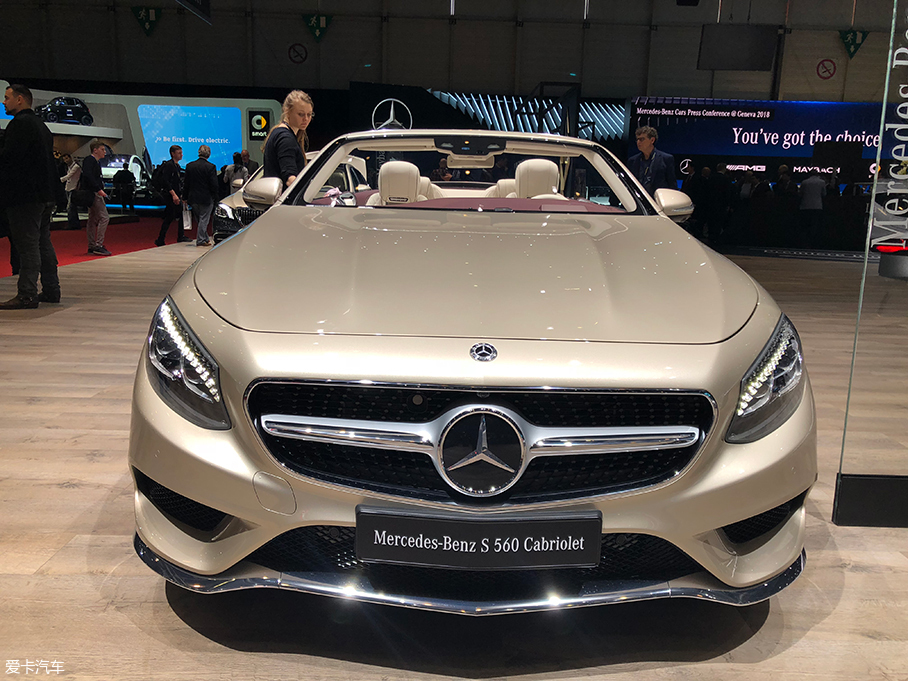2018日内瓦车展:奔驰s级敞篷版发布亮相