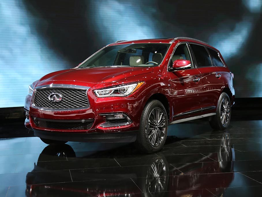 新车采用了暗红色车漆;英菲尼迪推出qx60 limited edition限量版车型