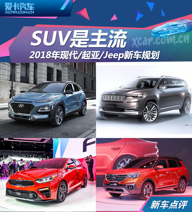 现代/起亚/Jeep新车规划