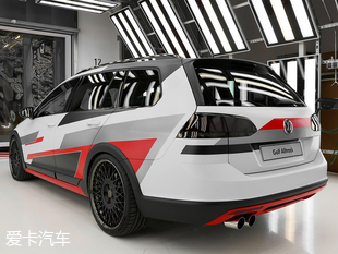 大众高尔夫概念车官图 采用天然气动力