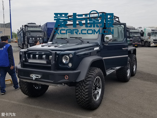 2018北京车展探馆:bj806×6皮卡实拍