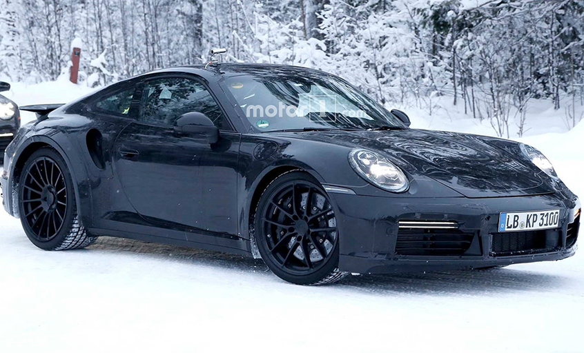 全新911 Turbo实车照片泄露