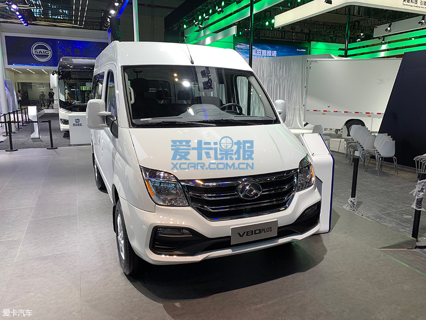 上海車展探館:上汽大通v80 plus搶先拍-愛卡汽車