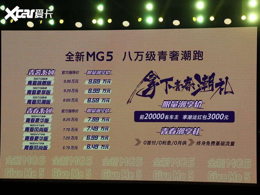 全新MG5