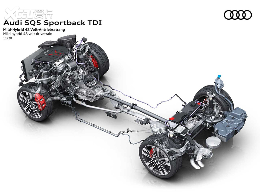 奥迪SQ5 Sportback TDI官图 将明年上市