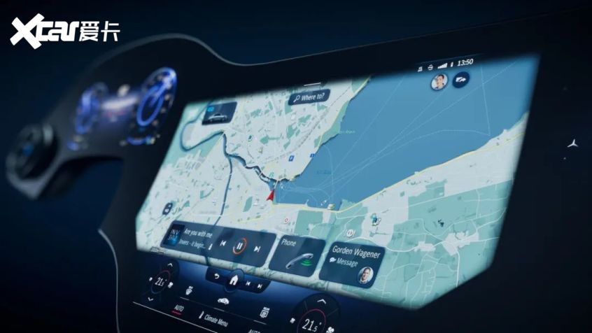 奔驰迎来大屏友 MBUX Hyperscreen发布