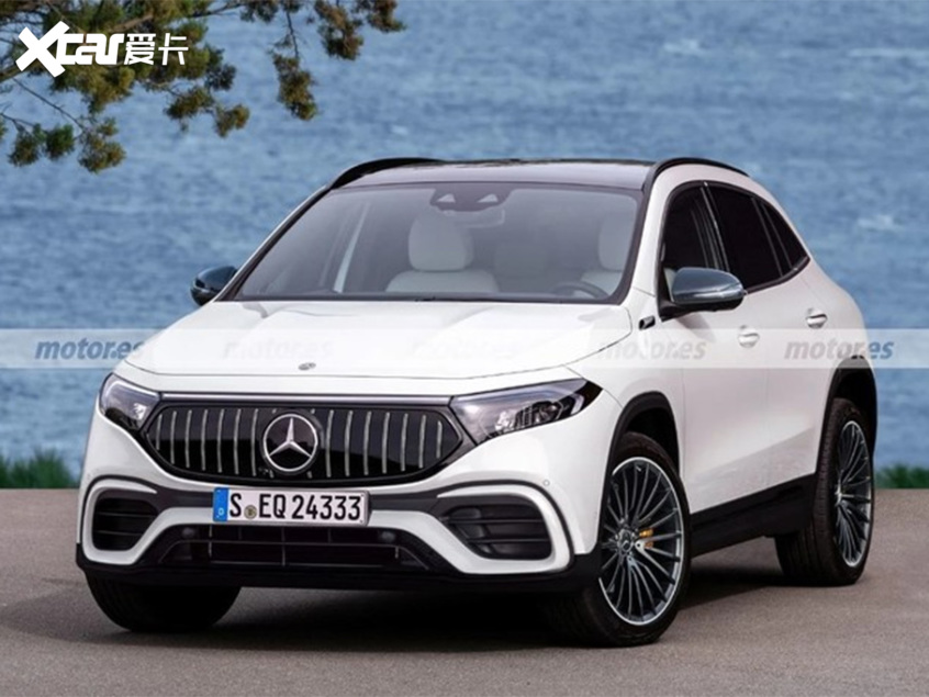 梅赛德斯-AMG EQA渲染图 或2023年发布