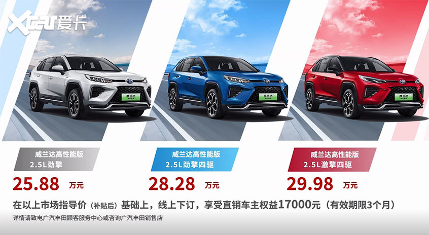 威兰达高性能版正式上市
